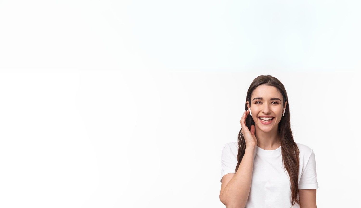 Contact us woman talking phone call